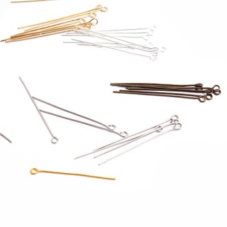 Đinh ghim xỏ hạt có móc tròn (đinh treo hạt) mắt số 9 phụ kiện làm thủ công handmade, trang sức, vòng tay, vòng cổ