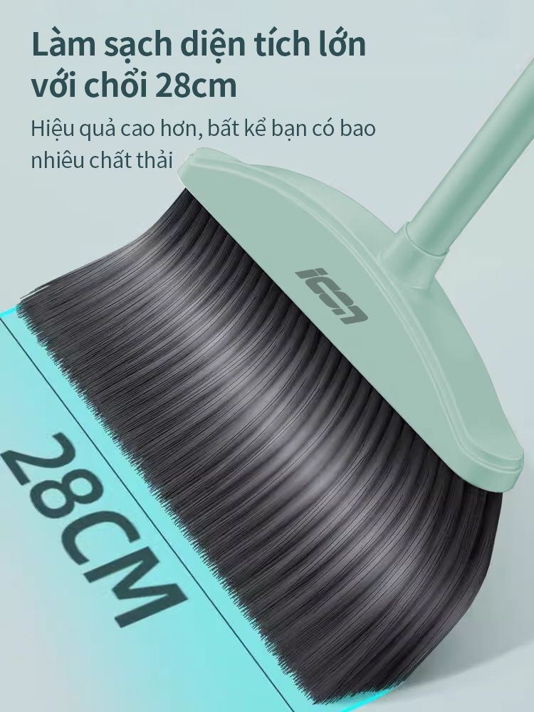 ICON Bộ Chổi Quét Nhà Kèm Hốt Rác Cán Dài | Shopee Việt Nam