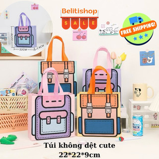 Set 5/3 Túi Đựng Quà Sinh Nhật Mẫu Giáo Dễ Thương Xinh Xắn | Túi Xách tote Cho Nữ | Túi Đựng Đồ Ăn Vặt Quà TặngTiện Dụng