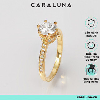 925 Silver Engagement Ring by Trang Sức Cara Luna