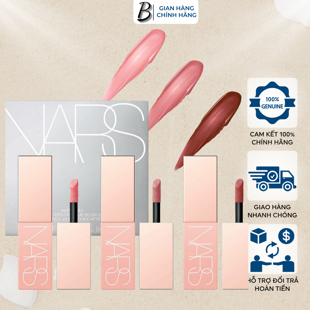 (Bill Us) Set má hồng Mini NARS Invite Only Afterglow Liquid Blush Set ...