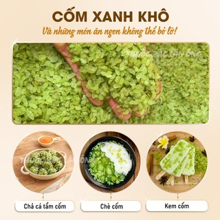 Cốm xanh, hạt lưu khô, bột khoai, cùi bưởi khô, bột báng, bột năng, đường đen, bột béo, trân châu - nguyên liệu tự chọn