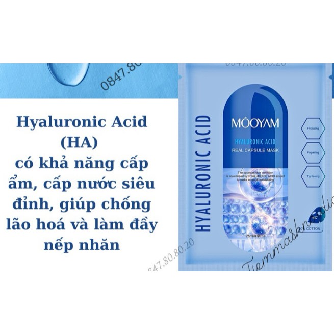 Mặt Nạ Tinh Chất Mooyam Essence Mask Dưỡng Da Đàn Hồi Sáng Mịn Cấp Ẩm Chống Lão Hóa. 1 miếng