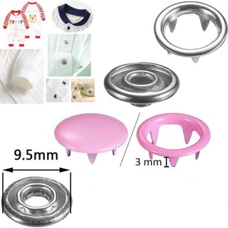 Kìm Bấm Cúc Áo Kim Loại - Dụng Cụ Kìm Bấm Khuy - Kèm Cúc Bấm 9.5mm Thép Không Gỉ - Kho Sỉ Gia Dụng Alulu