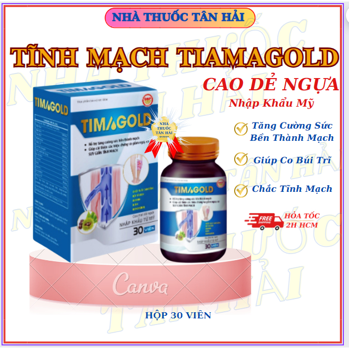 Tima Gold hỗ trợ tăng sức bền thành mạch, giúp cải thiện triệu chứng và ...