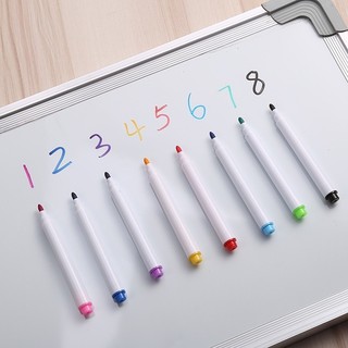 COMBO 5 Bút Dạ Nhiều Màu Viết Bảng, Bút Lông Viết Bảng Nhiều Màu Có Đầu Xóa Kích Thước Nhỏ Gọn Tiện Lợi 89000