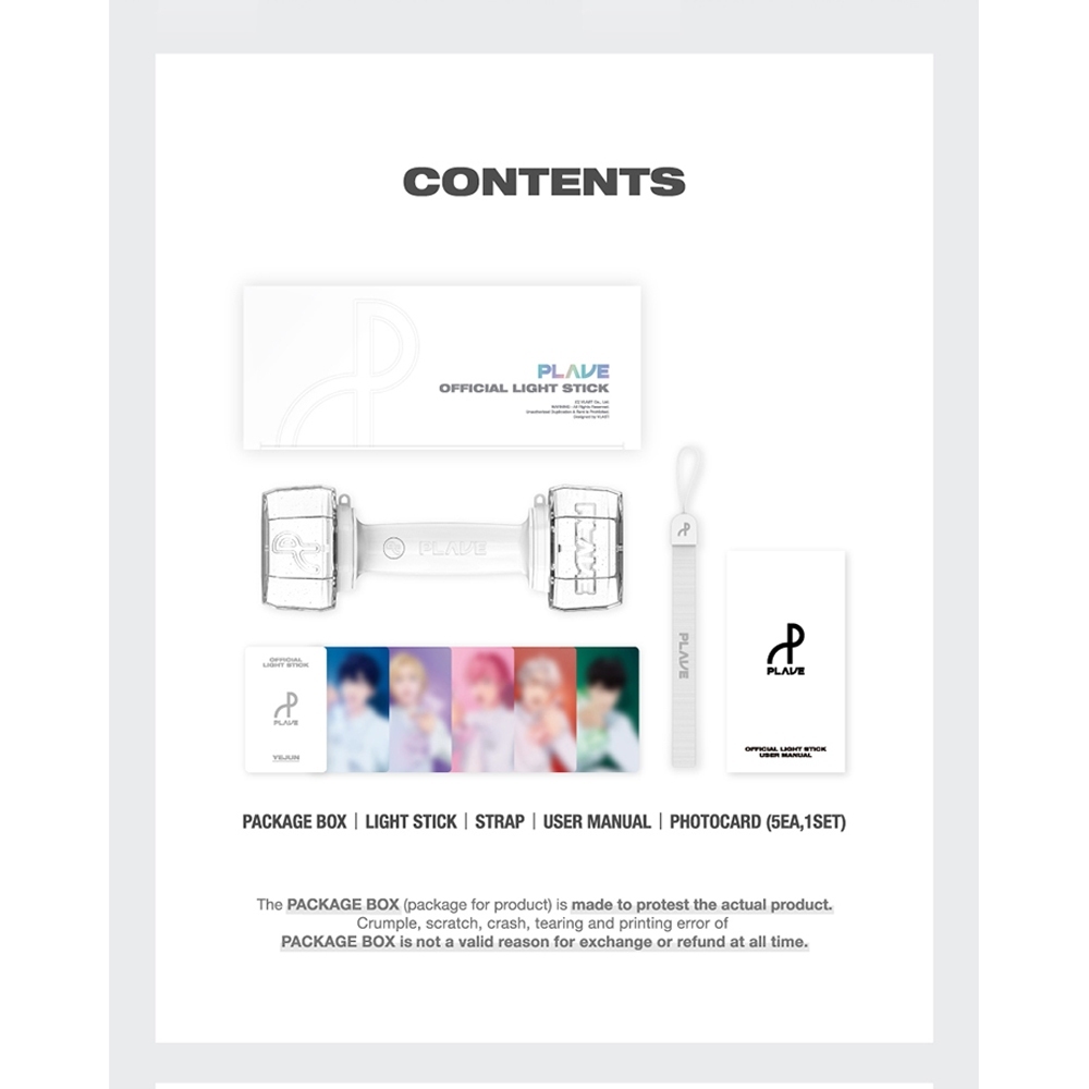 VStore [HÀNG CÓ SẴN] PLAVE OFFICIAL LIGHTSTICK | GẬY CỔ VŨ PLAVE