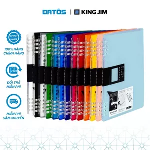 Sổ ghi chép King Jim Tefrenu A5, A4, B5 - Bìa ghi chép có thể thay thế giấy.