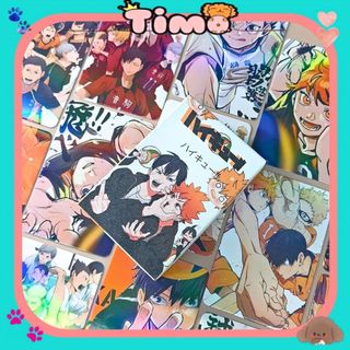 Card Haikyuu Lomo Hologram Bo Góc Hộp Anime 50-55 Tấm Timo QT68
