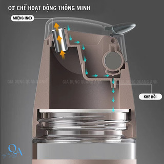 Bình đựng dầu ăn hiện đại 500ml | Bình thuỷ tinh - lọ đựng gia vị nắp đóng mở thông minh Auto & Hand