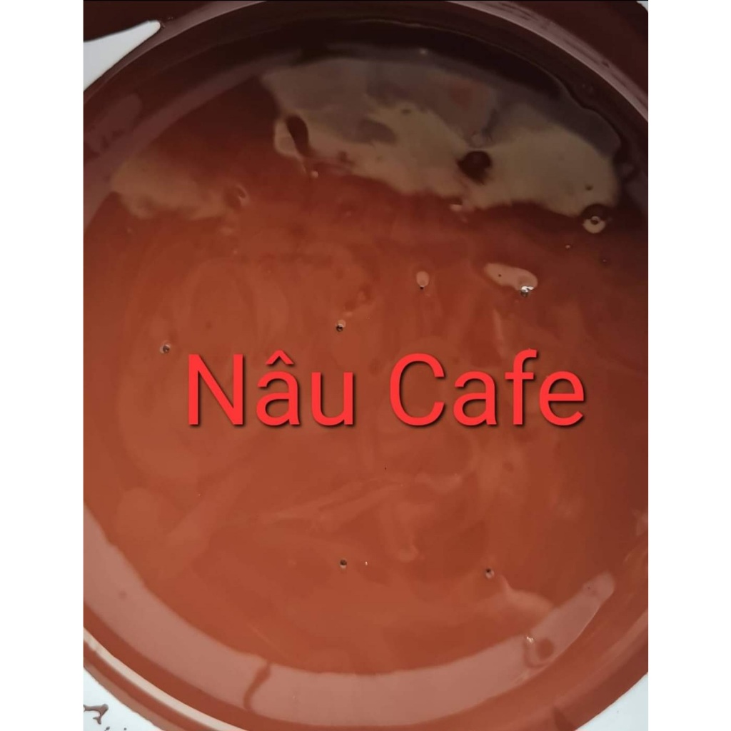 [Hộp 1kg] Sơn màu Nâu Cafe SuPon hệ bóng ngoại thất chuyên sơn chậu ...