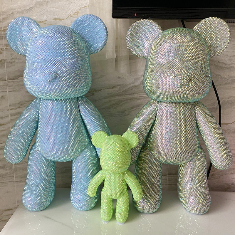 (Túi Lớn) Đá 4mm 4li 50gram 5k viên đá 4mm đá đính  Bearbrick, đính móng tay và trang trí các đồ khác