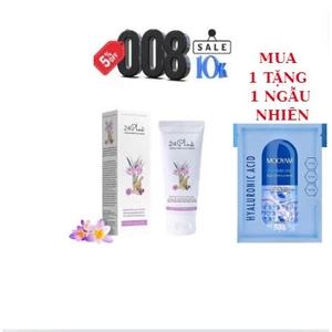 Gel Rửa Mặt Nhụy Hoa Nghệ Tây Saffron 24Plus 100ml (Dược mỹ phẩm thuần Chay)