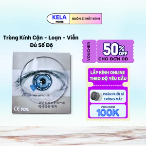 Tròng Mắt Kính Cận Loạn Viễn Kela Chống Xước Chống tia UV Cản Chống Ánh Sáng Xanh