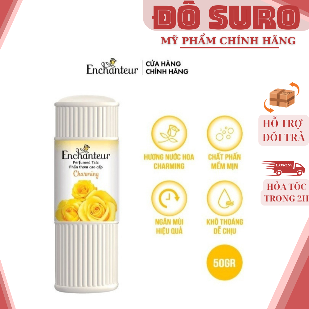 Phấn Thơm Enchanteur 50g Hương Nước Hoa