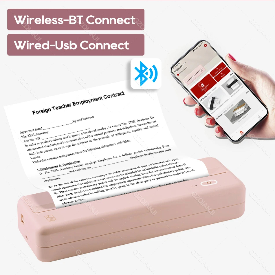 [ Bảo hành 12 Tháng ] Máy in nhiệt khổ A4 HPRT MT810