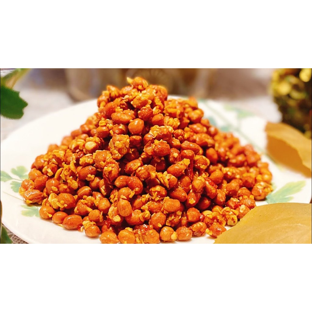 500G Lạc Rang Tỏi Ớt, Đậu Phộng Rang Tỏi Ớt Thơm Ngon Đậm Vị - Tiệm Ăn Vặt Mẹ Mun