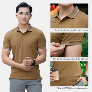 Áo Polo Nam Cao Cấp Mentoris, Vải Coolmax Pro mềm, thấm hút và hạn chế nhăn nhàu MPS219S