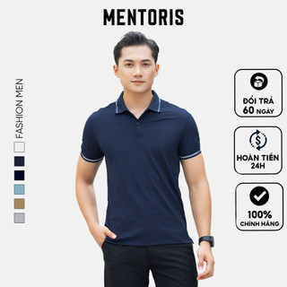 Áo Polo Nam Cao Cấp Mentoris, Vải Coolmax Pro mềm, thấm hút và hạn chế nhăn nhàu MPS219S