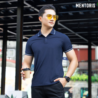 Áo Polo Nam Cao Cấp Mentoris, Vải Coolmax Pro mềm, thấm hút và hạn chế nhăn nhàu MPS219S