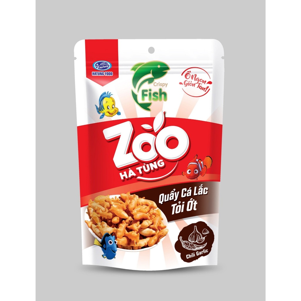 Bánh quẩy ăn vặt Cá Lắc ZOO nhiều vị, quẩy giòn đậm vị, phù hợp mọi lứa tuổi, gói 120g Kim Phú Food