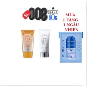Kem chống nắng Verobene UV Shield Longwear Sun Cream 40ml và Kem chống nắng Hàn Quốc Verobene Aqua Sun Cream 70ml