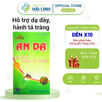 Viên uống An Dạ⚡Chất lượng vàng⚡Hỗ trợ bệnh đau dạ dày, tá tràng
