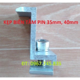 (Combo 10 Bộ) Kẹp biên, kẹp giữa tấm pin mặt trời 3cm 3.5cm 4cm