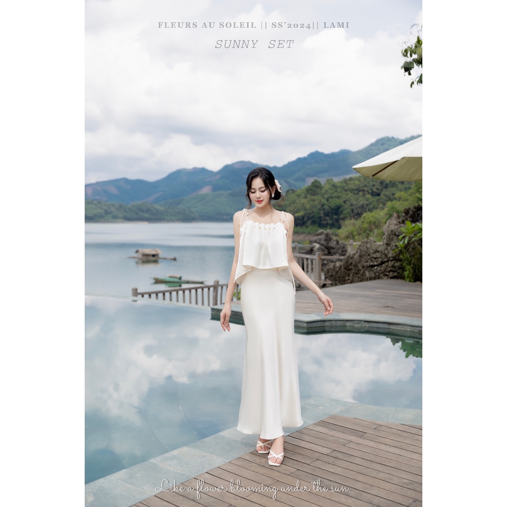 SUNNY SET(LAMI- SET LỤA NÚT NGỌC) | Shopee Việt Nam