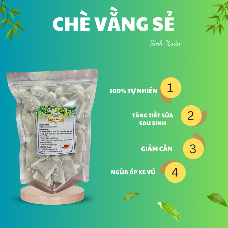 [60 Túi Lọc] Chè Vằng Sẻ Loại 1 Giúp Tăng Tiết Sữa, Giảm Cân, Hạn Chế ...