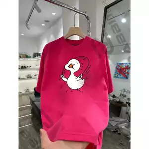 Áo thun Meimei Vịt nhảy dây giảm cân" Béo quá rồi"