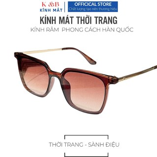 GIẢM 50% - Kính Mát Dáng Vuông Nam Nữ Hàn Quốc Chống Tia UV400 Đẳng Cấp Sang Trọng - SV30