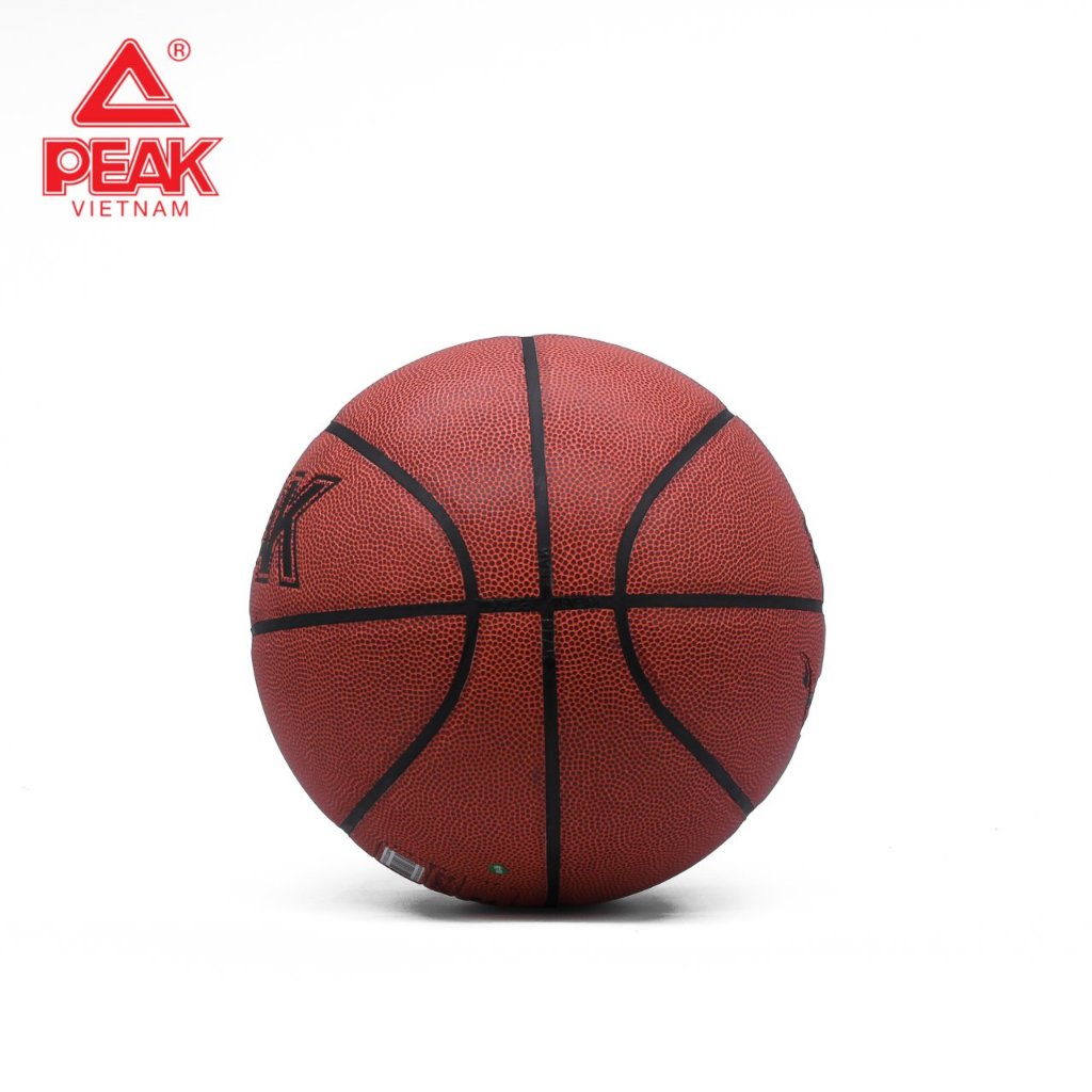 Ảnh Bóng rổ da pu size 7 PEAK Q1231990 - Quả bóng rổ da outdoor, banh bóng rổ tặng kèm bộ phụ kiện 4