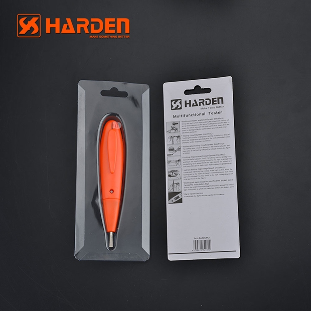 Bút thử điện kiểm tra đa chức năng chuyên nghiệp Harden có đèn, màn hình điện tử hiện số 660011