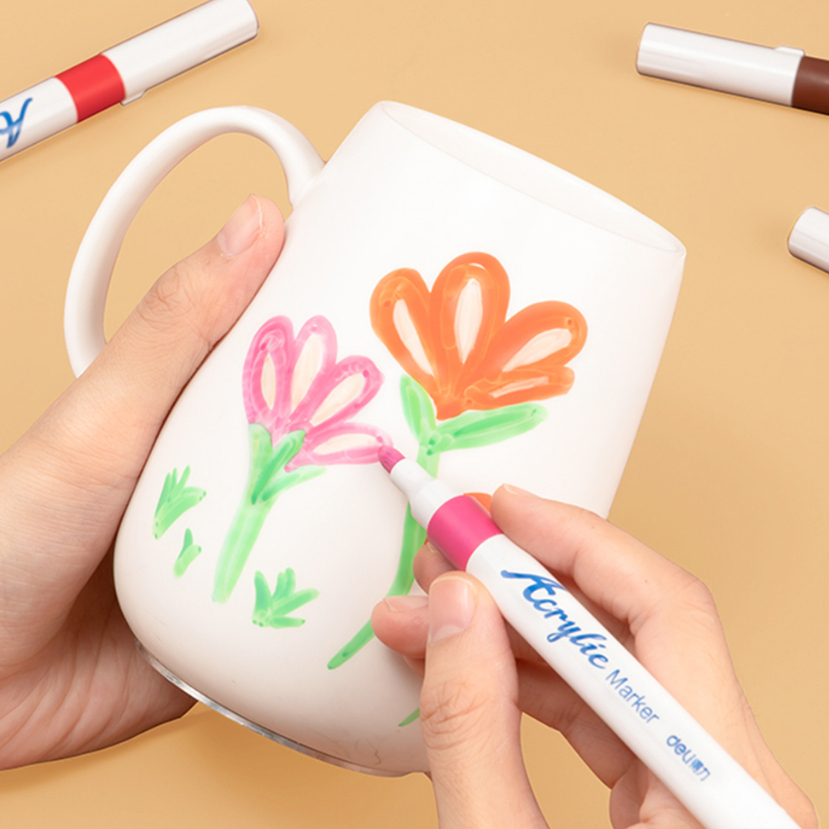 Màu Acrylic Marker Bút Màu Acrylic Bút Màu Acrylic Marker 12 24 36 48 60 80 Màu Cao Cấp Giá Rẻ - Đồ Chơi Cho Bé PUKAPI