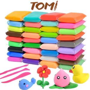 Đất Sét Tự Khô, Đất Nặn Nhiều Màu Thủ Công Chất Liệu An Toàn Phát Triển Tư Duy Trí Tuệ Cho Bé TOMI 072
