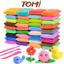 Đất Sét Tự Khô, Đất Nặn Nhiều Màu Thủ Công Chất Liệu An Toàn Phát Triển Tư Duy Trí Tuệ Cho Bé TOMI 072