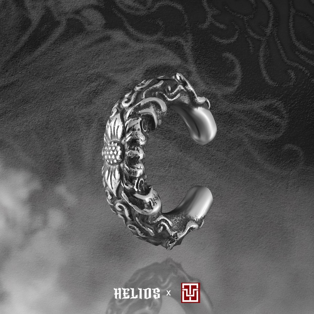 Ảnh Khuyên Tai Bạc Nam, Nữ S925 HeliSilver Thiết Liên Helios Silver Original 4