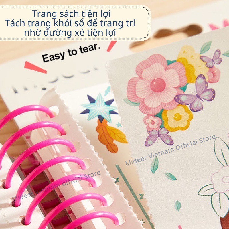 Đồ chơi tranh tô vẽ cắt dán học trang điểm dạng quai xách Make up manual, Túi xách trang điểm cho bé