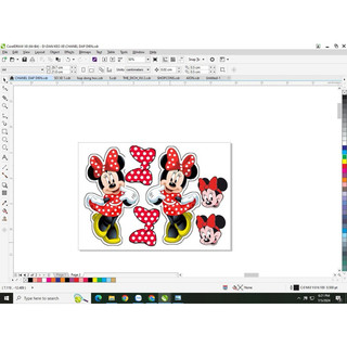 tem decal dán trang trí xe điện đáng yêu
