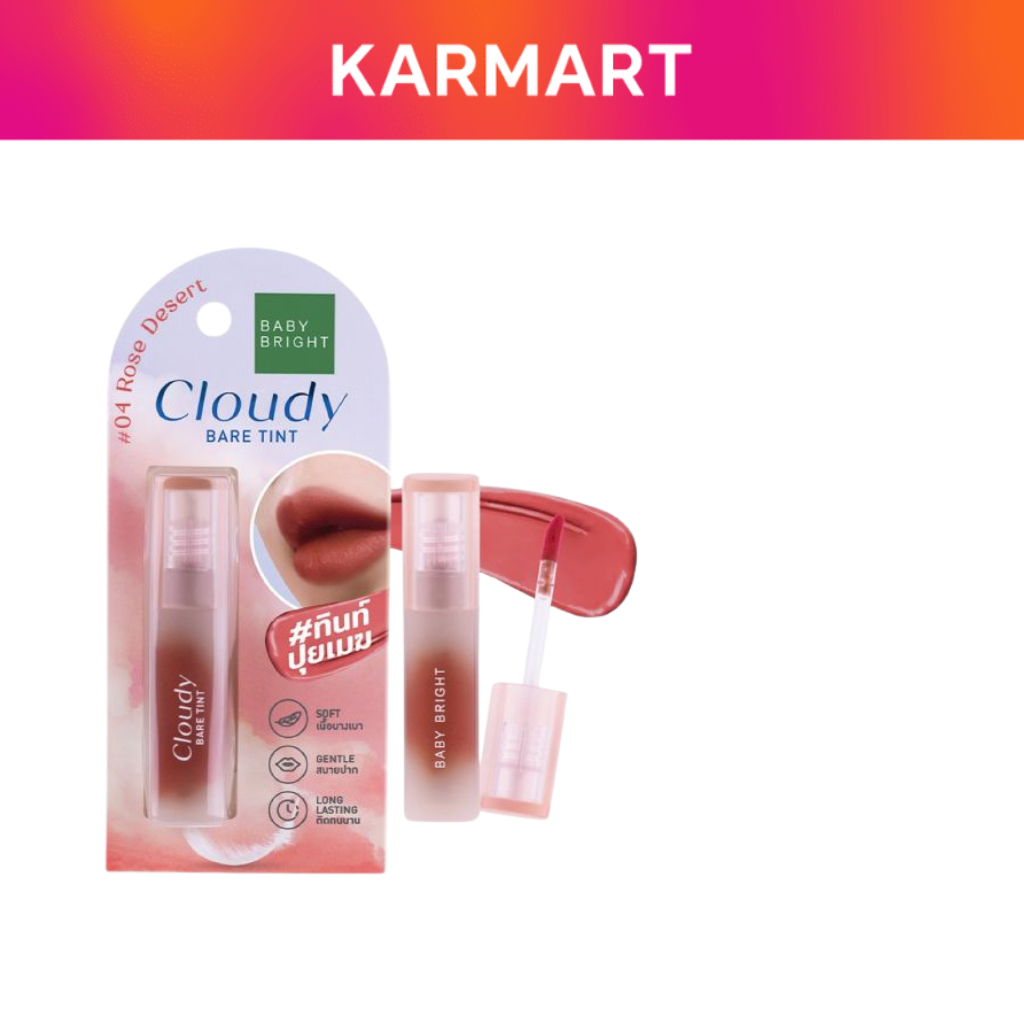 Ảnh Son Tint Lì Siêu Nhẹ Cloudy Baby Bright Bám Màu Chuẩn Sắc 2,6g 1