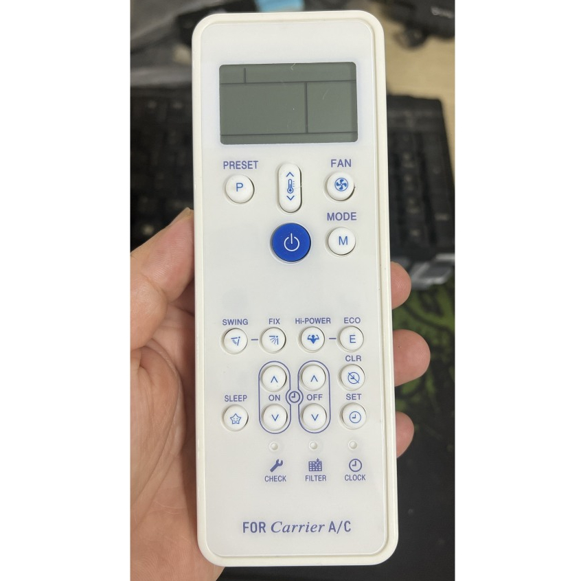 Remote máy lạnh carrier - Điều khiển điều hòa carrier - hàng loại 1 ...