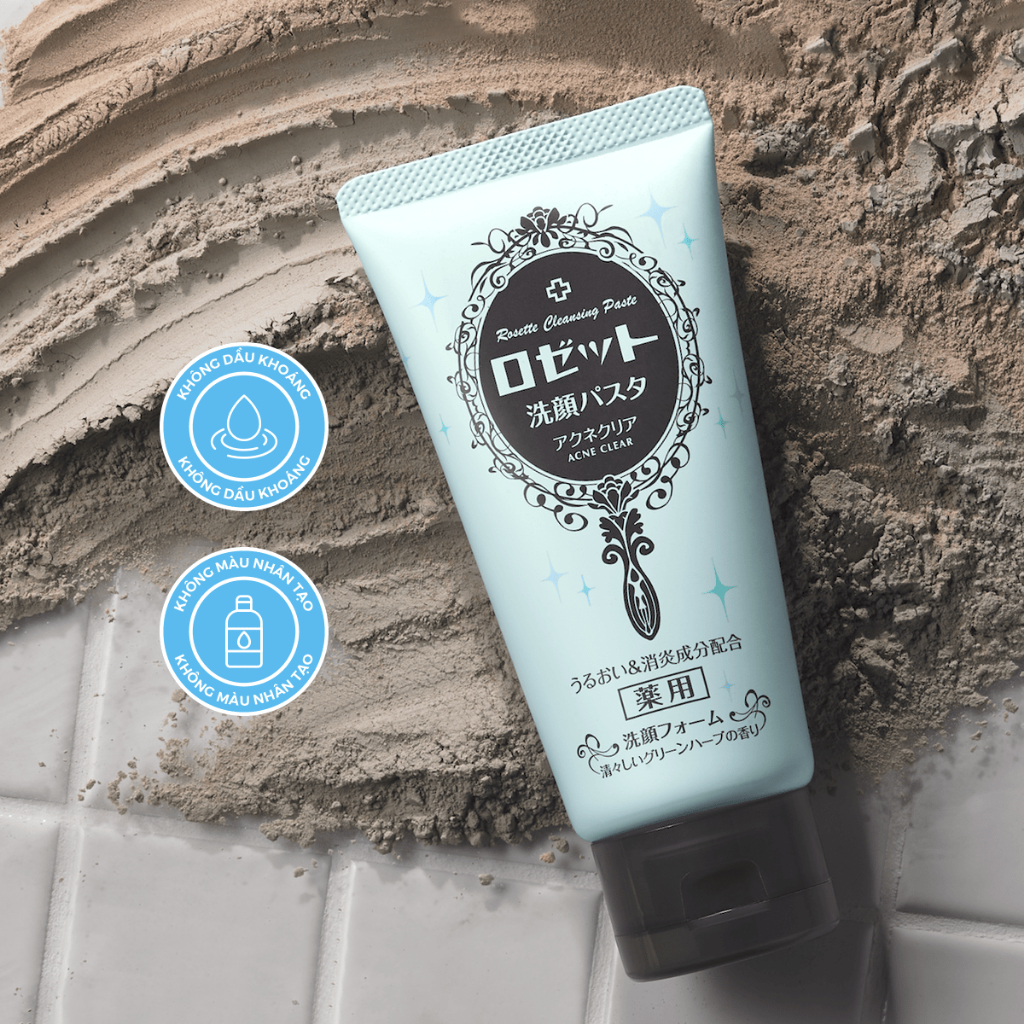 Ảnh Combo Sữa Rửa Mặt Rosette Thu Nhỏ Lỗ Chân Lông 120g Và Sữa Rửa Mặt Rosette Làm Giảm Mụn Face Wash Pasta 120G 2