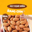 Hạt hạnh nhân rang chín ăn liền không chất bảo quản hạt loại 1 to đều túi 100g 250g 500g giá sỉ