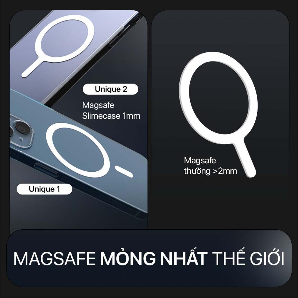 Ốp lưng UNIQUE cho iPhone 13 Pro Max / 13 Pro / 13 & 12 Pro Max SLIMCASE - Siêu mỏng, Không ố vàng