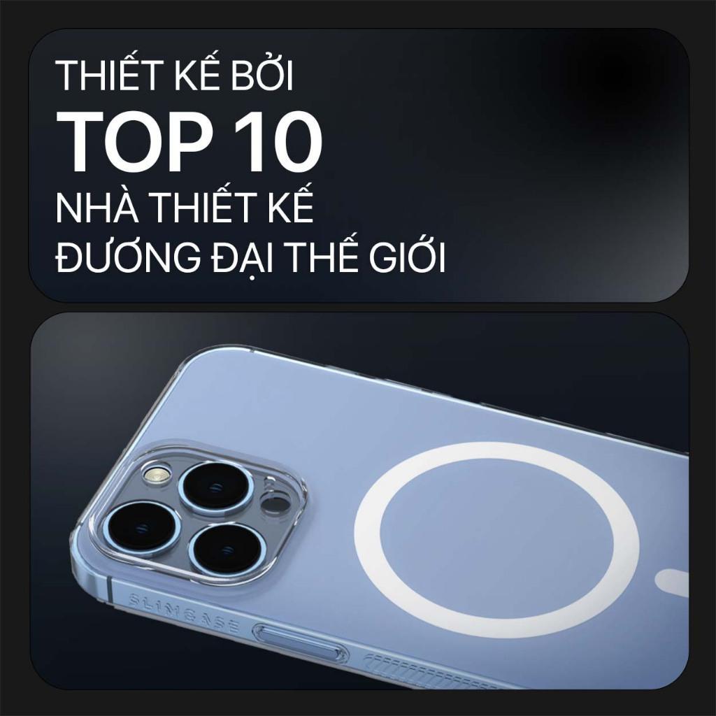 Ốp lưng UNIQUE cho iPhone 13 Pro Max / 13 Pro / 13 & 12 Pro Max SLIMCASE - Siêu mỏng, Không ố vàng