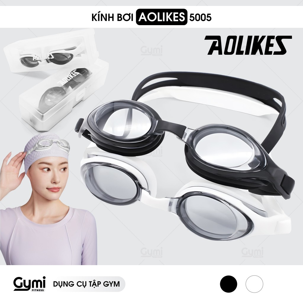 Kính Bơi Aolikes 5005 Chính Hãng - Chống Nước, Chống Mờ, Chống Tia UV - AL5005