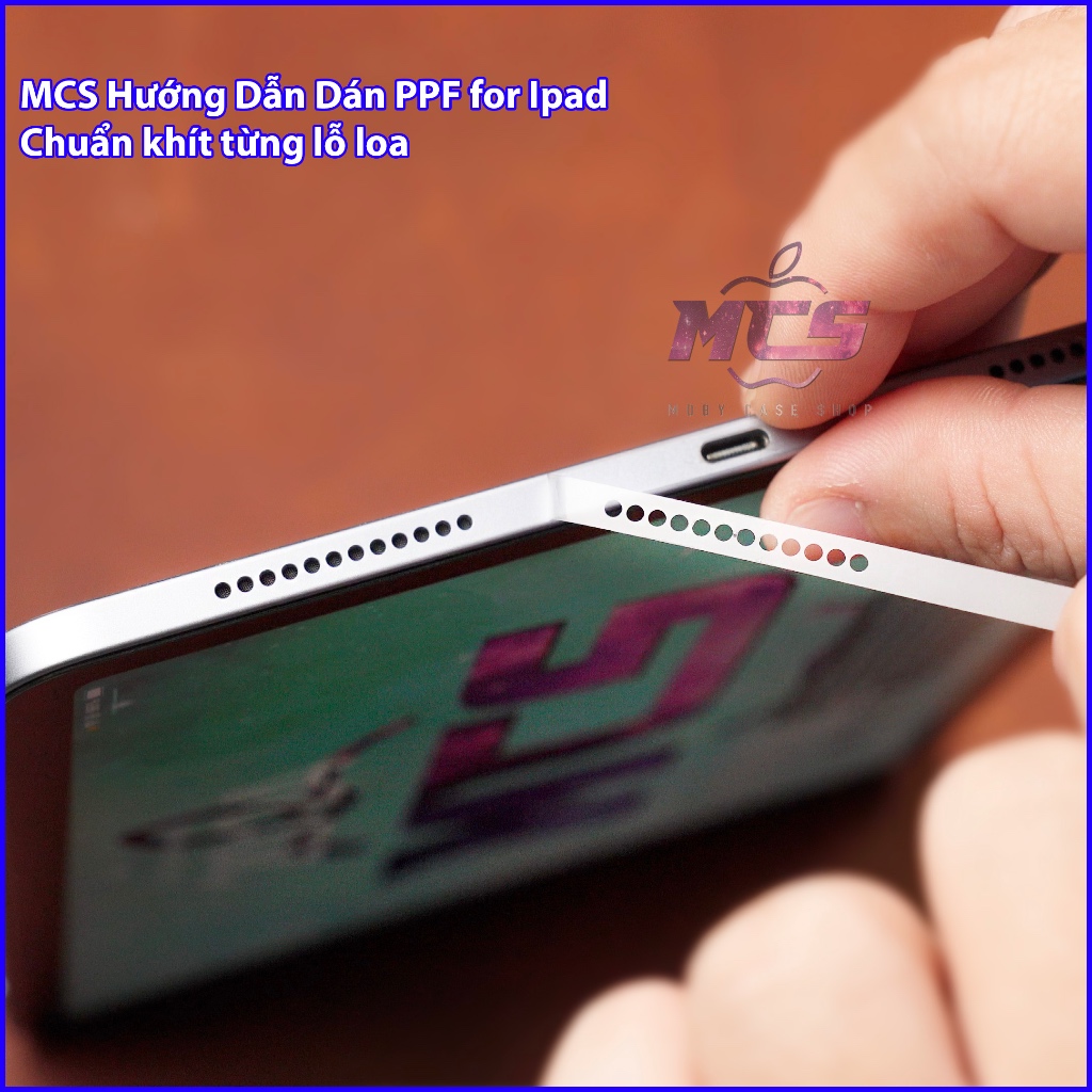 BỘ PPF SKIN DÁN IPAD TRONG SUỐT NHÁM, Skin Dán Full Viền, PPF Full Chi Tiết Nút Bấm Khe Sim !