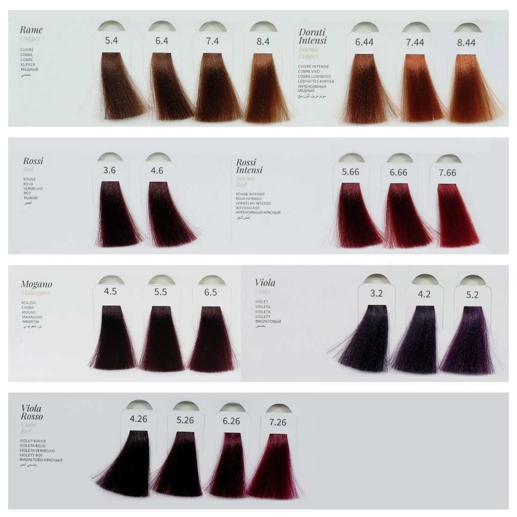 Màu nhuộm thuần chay THE ORIGIN COLOR ( Rame, Rossi, Magano, Viola ...
