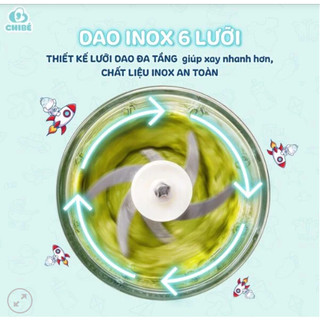 Máy Xay Ăn Dặm Chibe CB041/ Nồi nấu chậm Chibe CB042 (dung tích 1 lít)